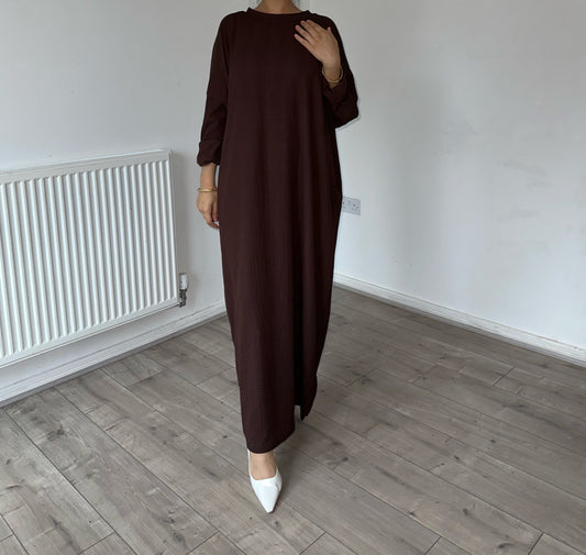 Casual textured dress