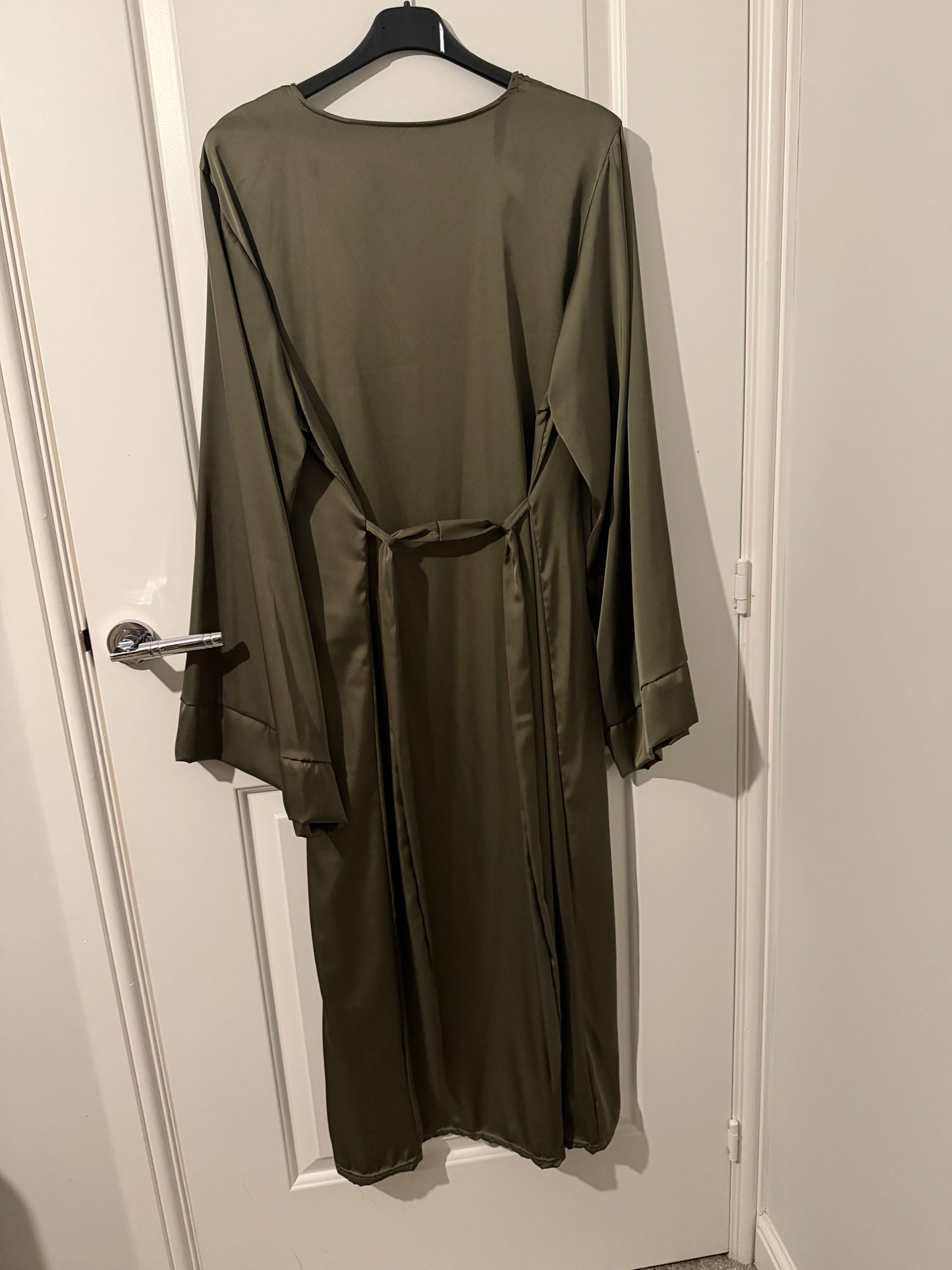 Olive minimal Maxi Dress
