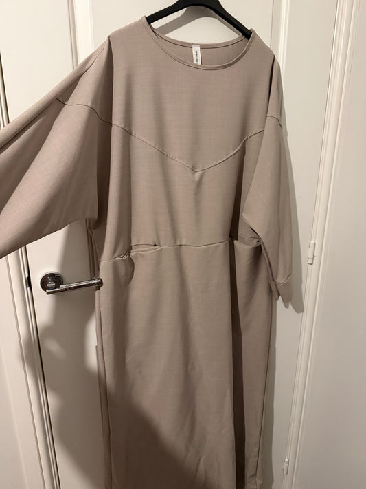 Structured Seam Abaya