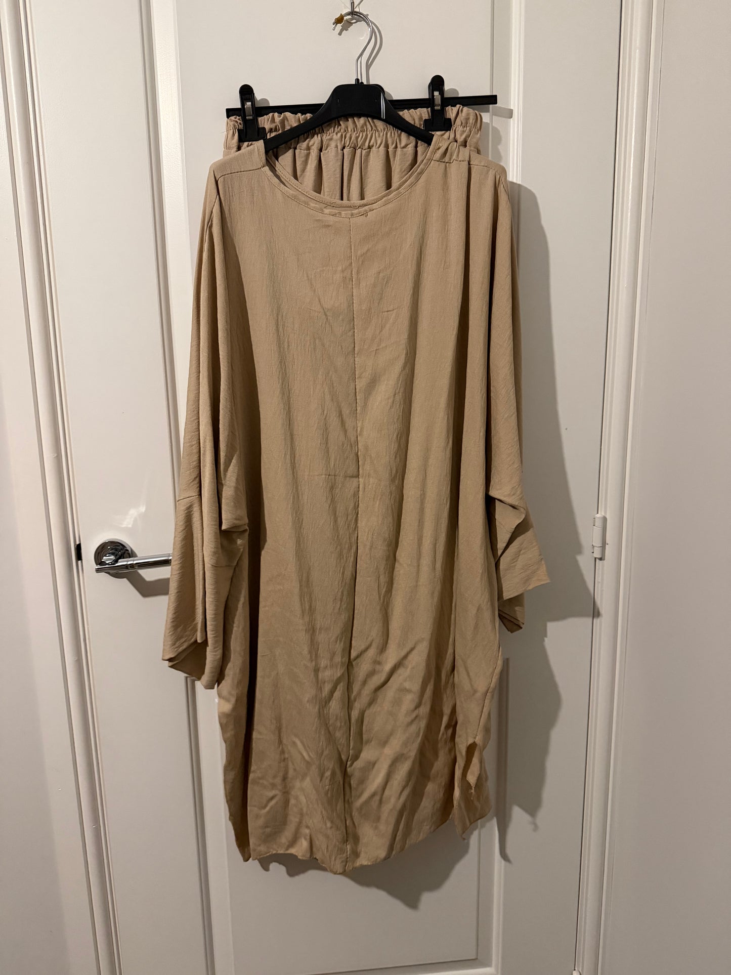 Batwing Sleeve Modest Tunic Co-Ord