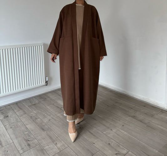 Oversized maxi coat