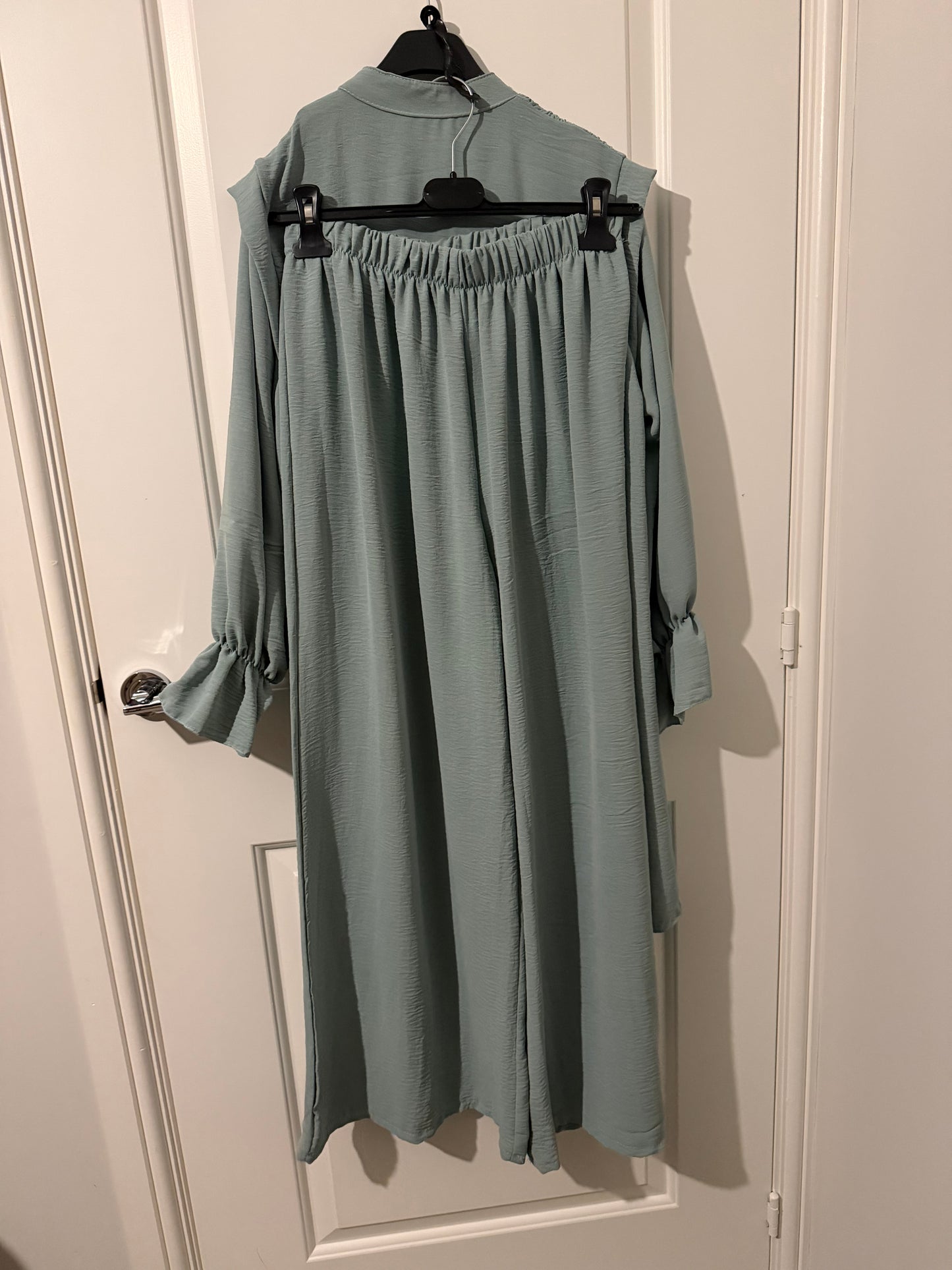 Sage Smocked Tunic Set