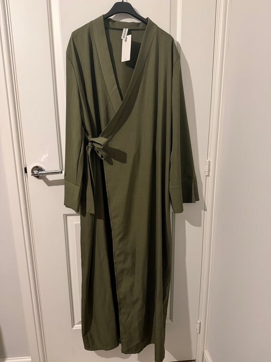 Wrap Maxi Dress/ Abaya
