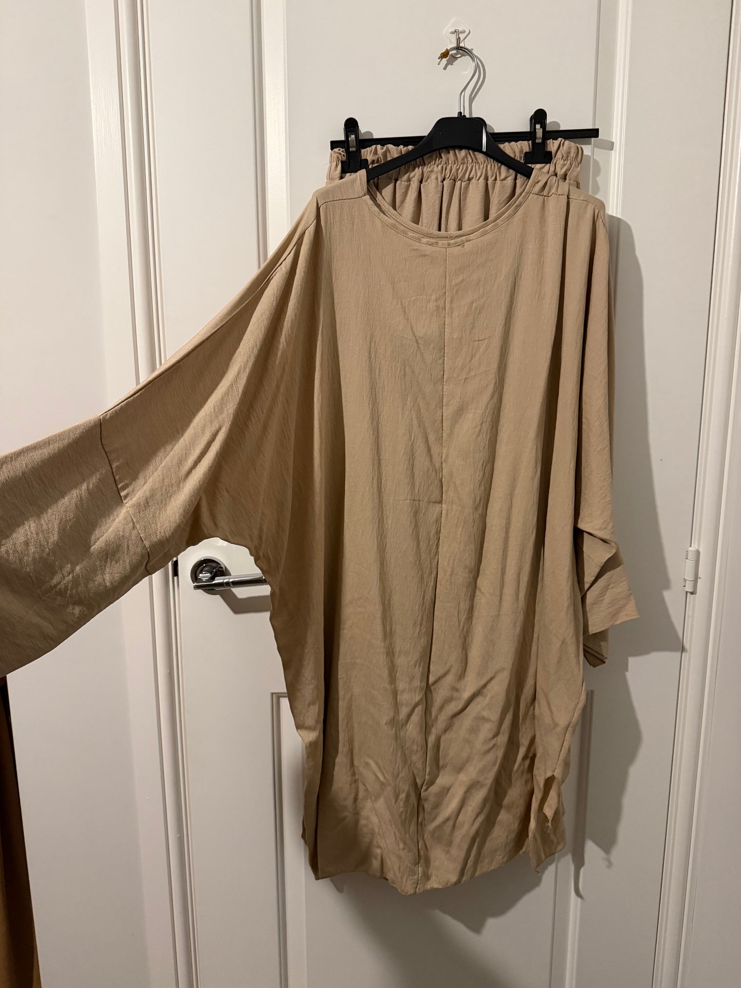 Batwing Sleeve Modest Tunic Co-Ord