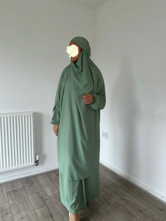 2-piece jilbab